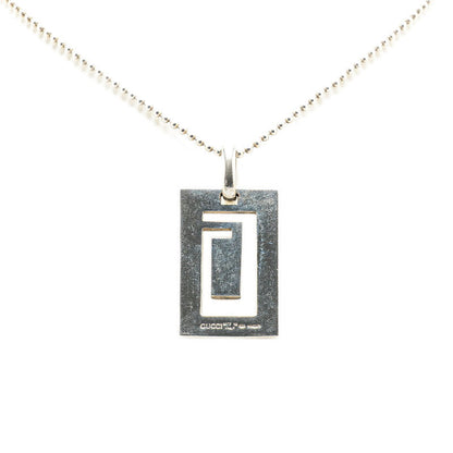 Gucci Cutout G SV925 Necklace