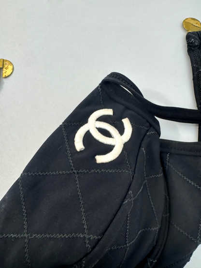 Chanel Vintage Cruise 1994 Logo-Documented Bikini