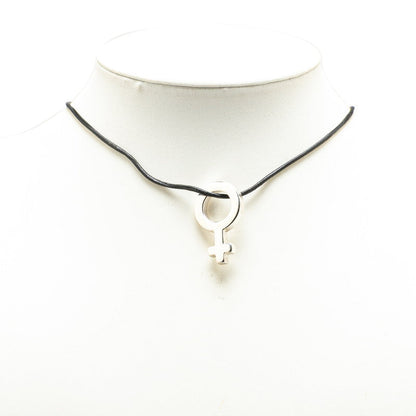 Gucci SV925 Mes Symbol Necklace