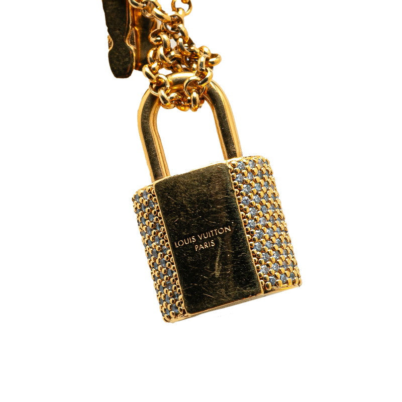 Louis Vuitton LV Padlock Pendant Necklace