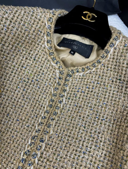 Chanel 21 Golden Fur Jacket