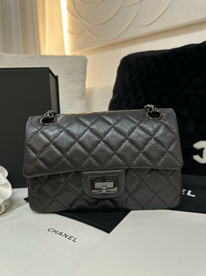 Chanel (21)2.55 Mini So Black Bag