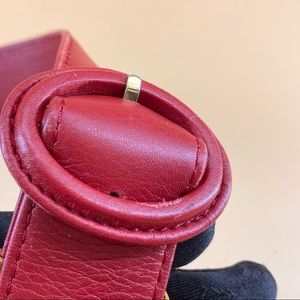 CHRISTIAN DIOR Vintage leather belt POP