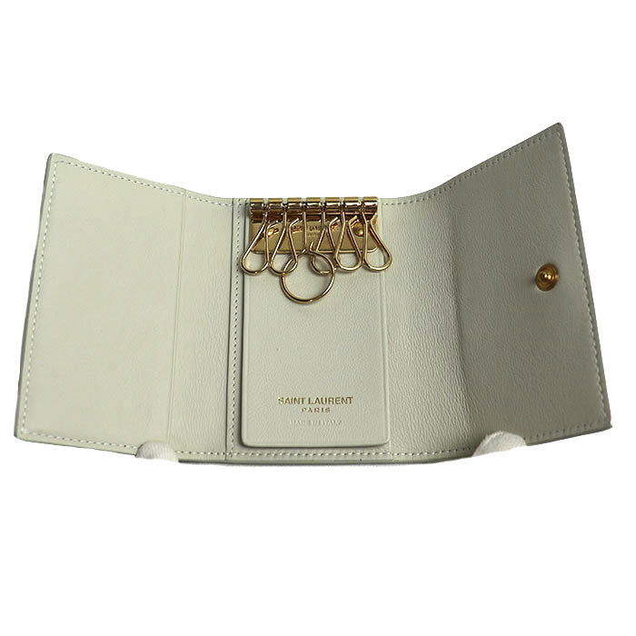 Saint Laurent YSL Line Leather Key Case