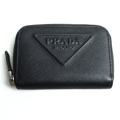 Prada Saffiano Embossed Leather Coin Case