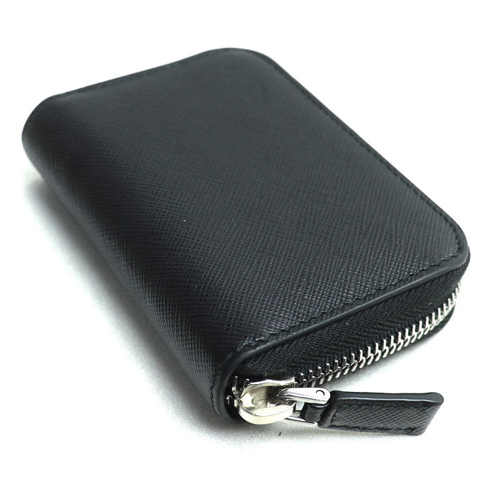 Prada Saffiano Embossed Leather Coin Case