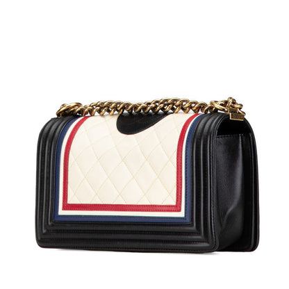 Chanel Boy Chanel Matelassé Lambskin Shoulder Bag