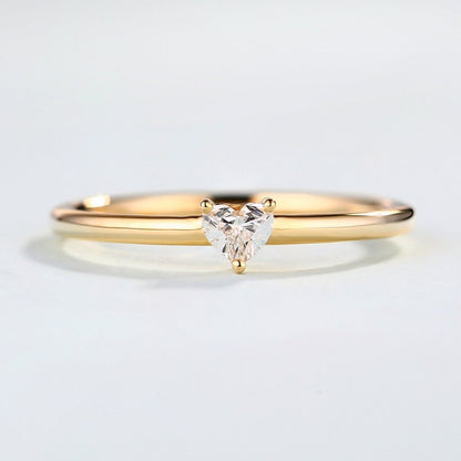 'Small Love' Crystal Heart Ring