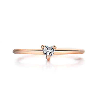 'Small Love' Crystal Heart Ring