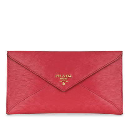 Prada Vitello Move Envelope Wallet