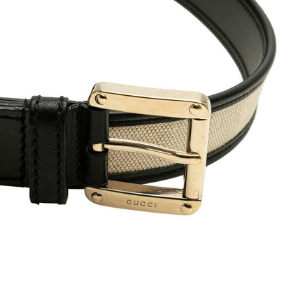 Gucci Canvas Leather Belt