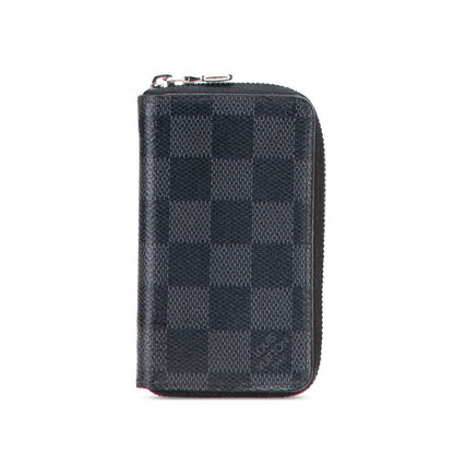 Louis Vuitton Zippy Coin Purse Damier Graphite Coin Case