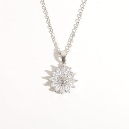 Sunflower Crystal Necklace