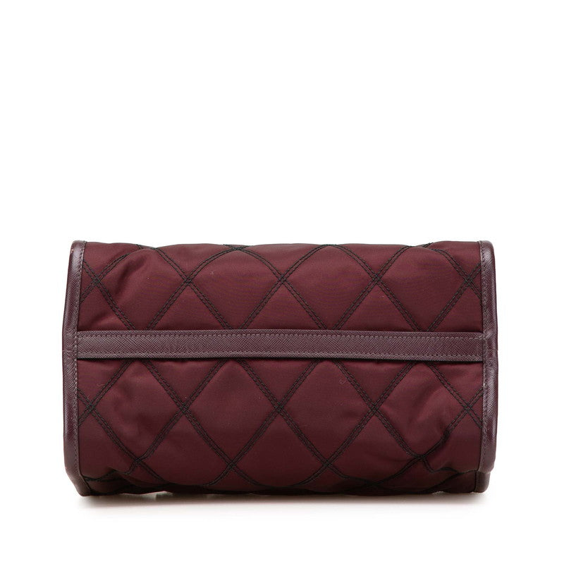 Prada 1BA100 Nylon Leather 2way Bag