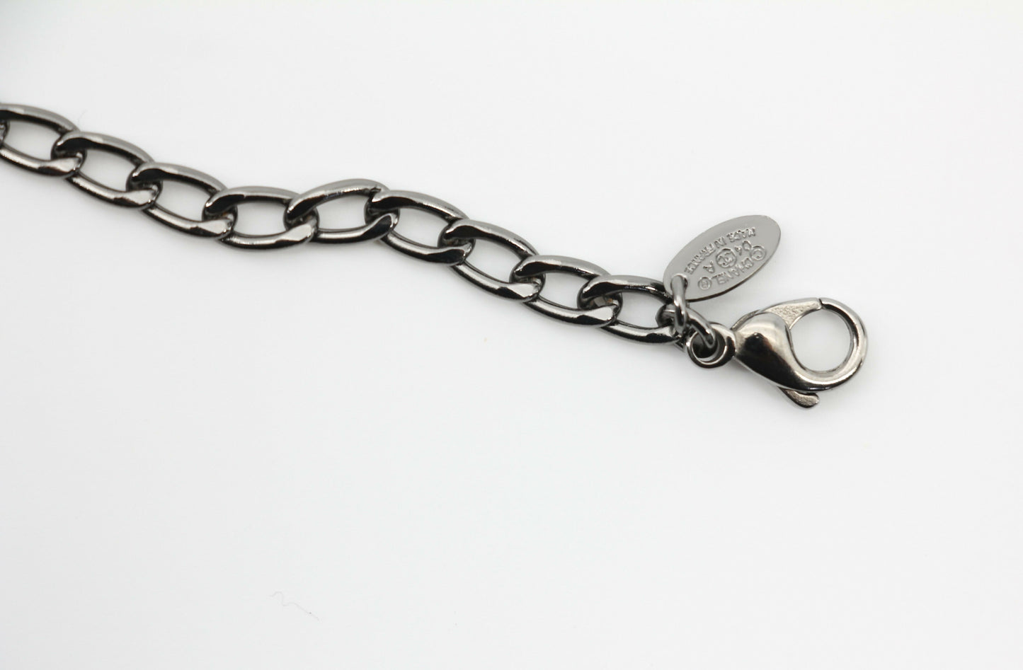 Chanel Vintage 04A Resin Fluorescent Pink CC Necklace