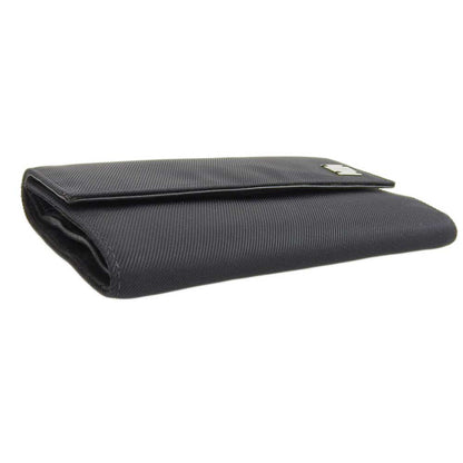 Fendi Logo Tri-Fold Wallet Black