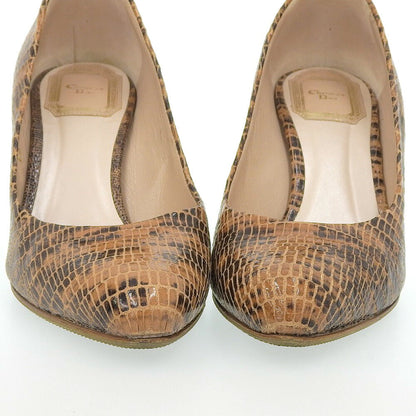 Christian Dior Patent Leather Pumps Brown