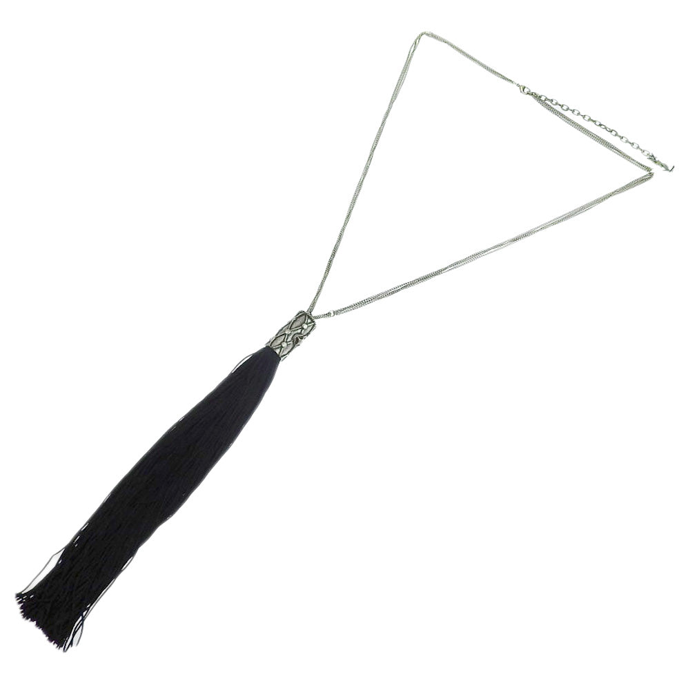 Yves Saint Laurent Tassel Logo Necklace