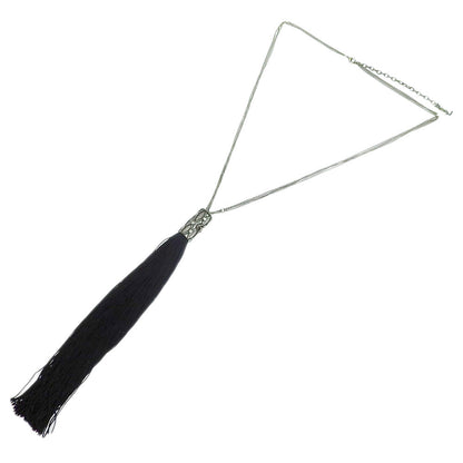 Yves Saint Laurent Tassel Logo Necklace