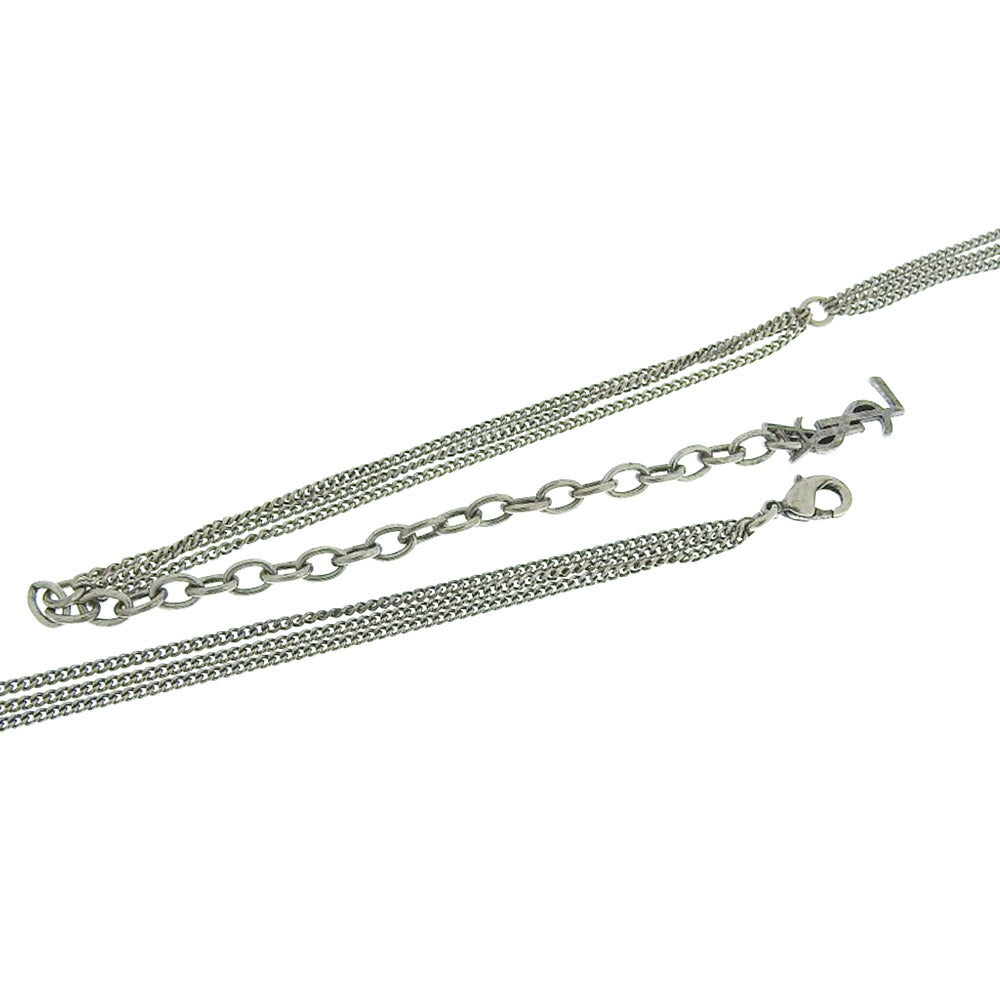 Yves Saint Laurent Tassel Logo Necklace