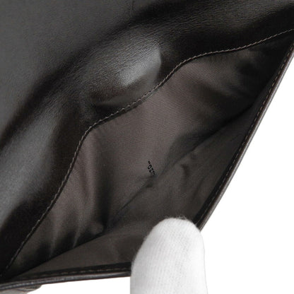 Fendi Canvas Leather Long Wallet Brown