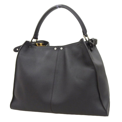Fendi Peekaboo X-Lite Leather Handbag