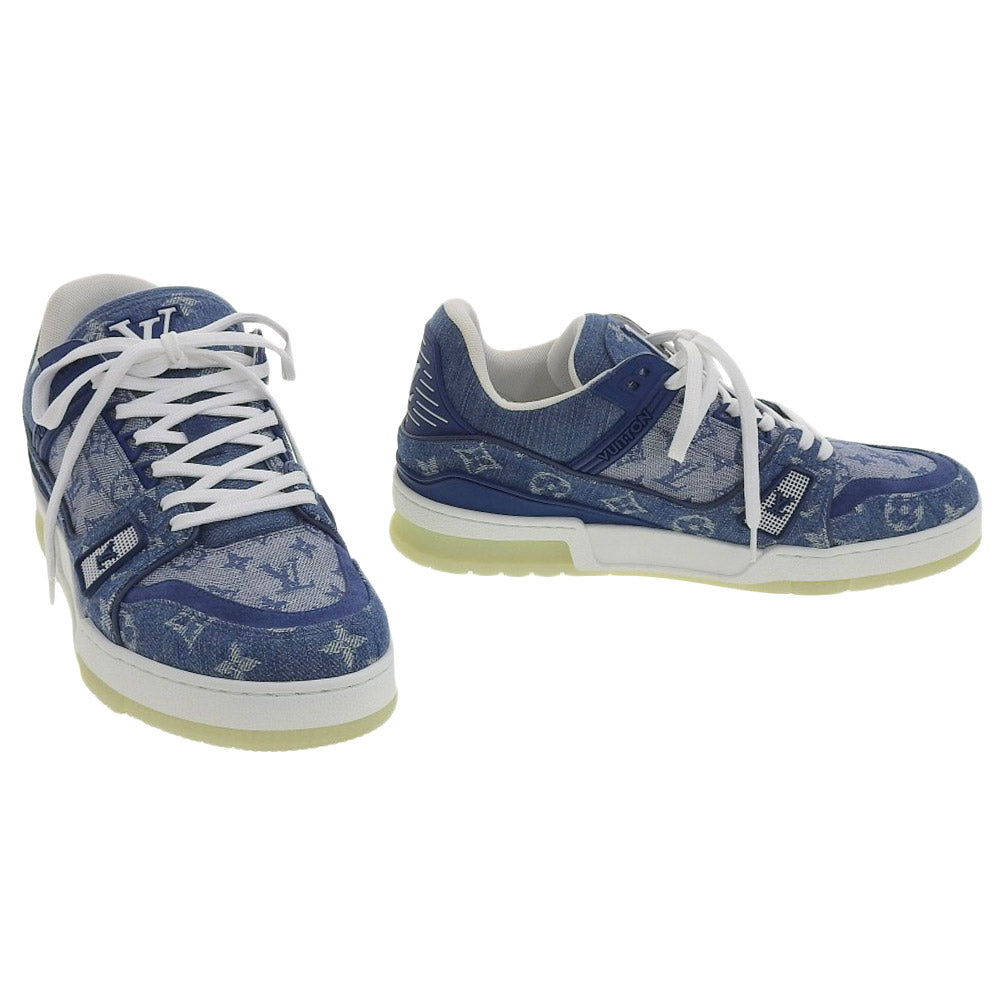 Louis Vuitton Denim Trainer Sneakers