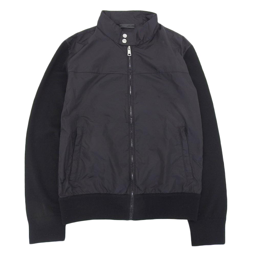 Prada Nylon Wool Jacket Black 54