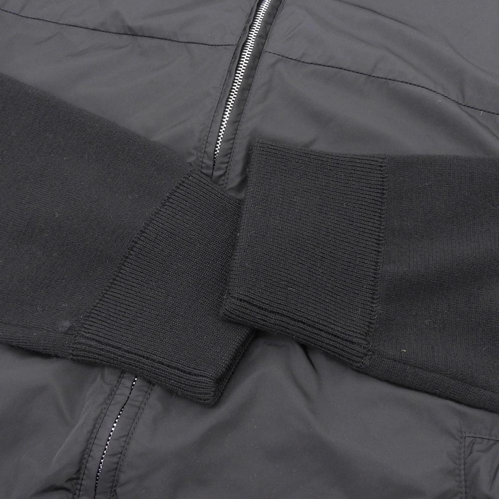 Prada Nylon Wool Jacket Black 54