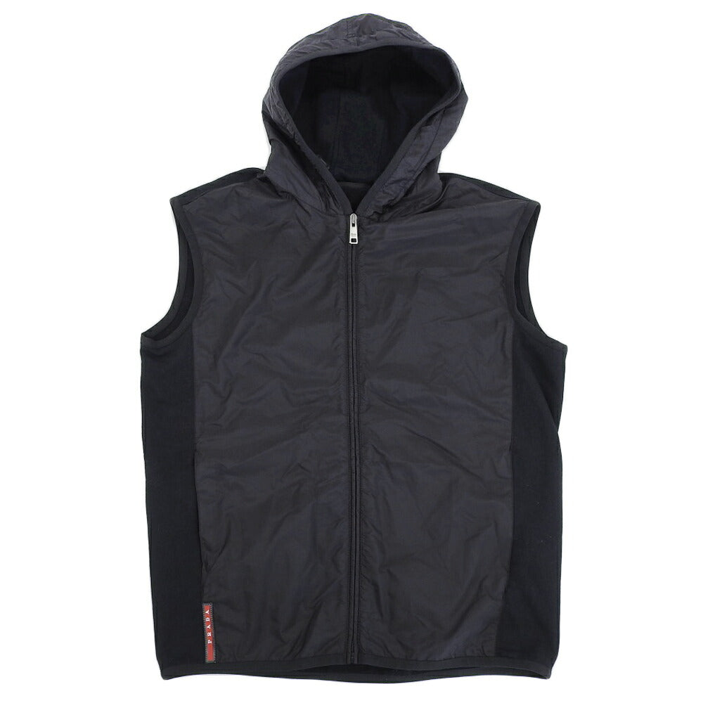 Prada Hooded Vest Black XL