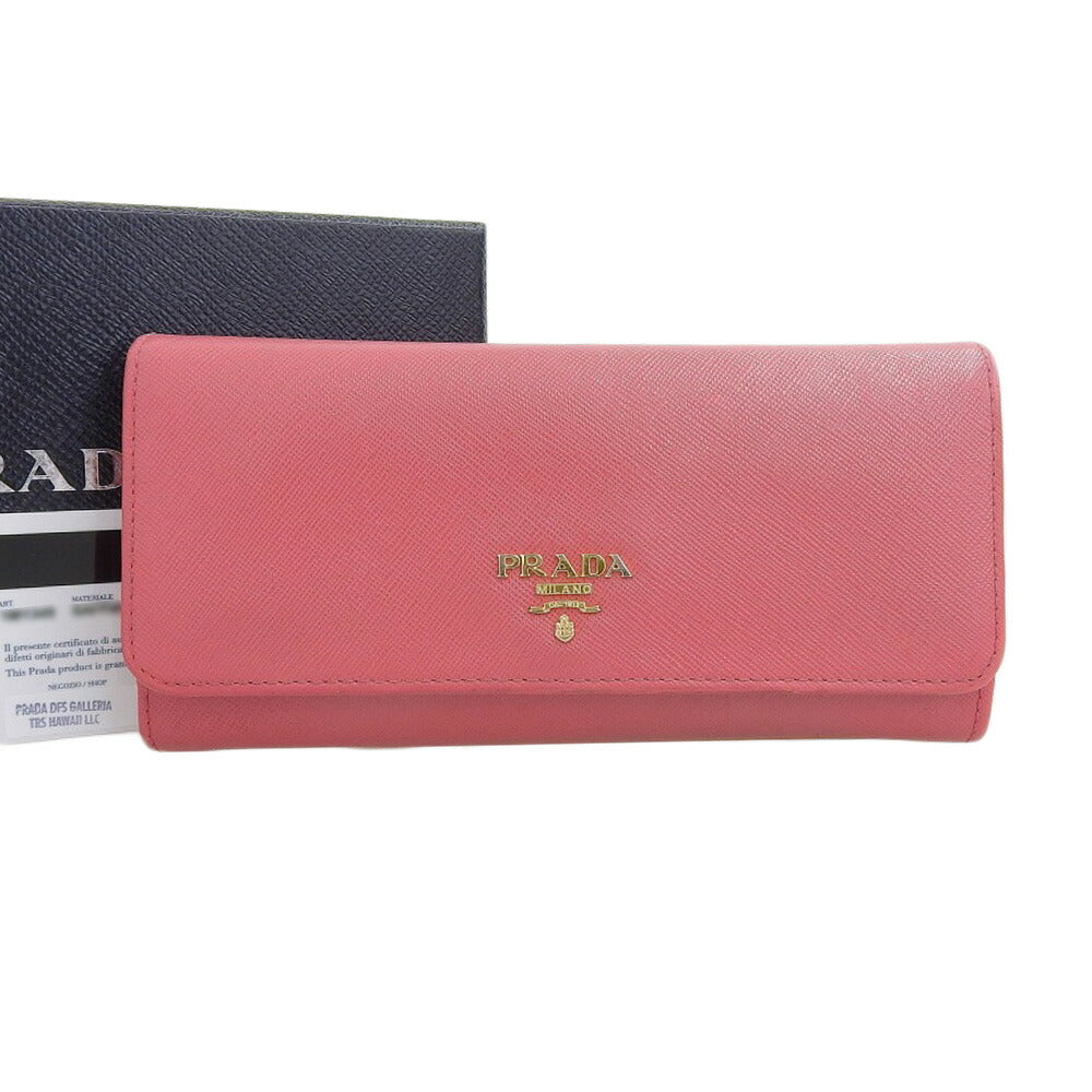 Prada Saffiano Leather Long Wallet 1M1349