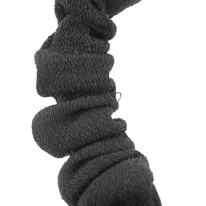 Chanel Hair Tie with Faux Pearl Logo
