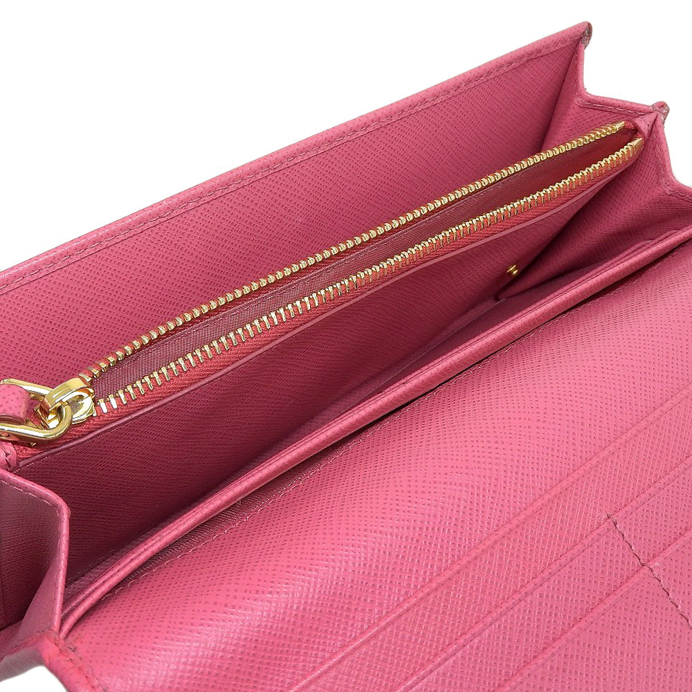 Prada Saffiano Leather Long Wallet 1M1132