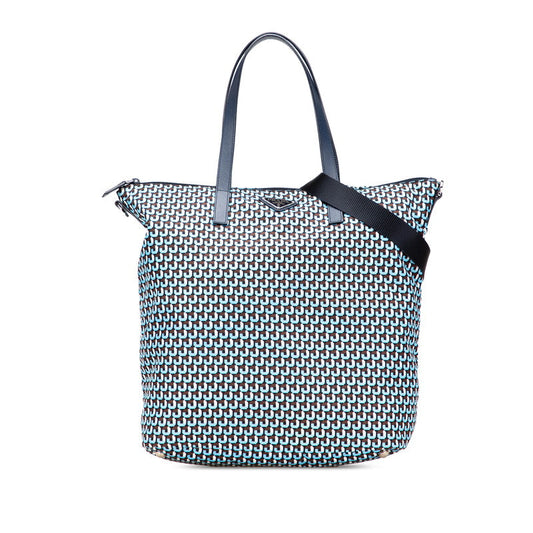 Prada 1BG696 Nylon Leather 2way Bag
