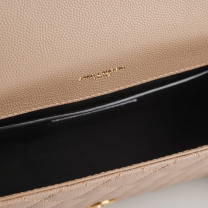 Saint Laurent Medium Envelope Beige