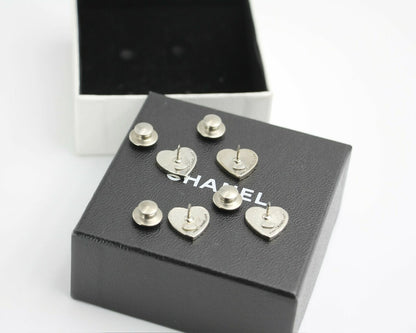 Chanel Vintage 03A Metal American Style Heart Brooch