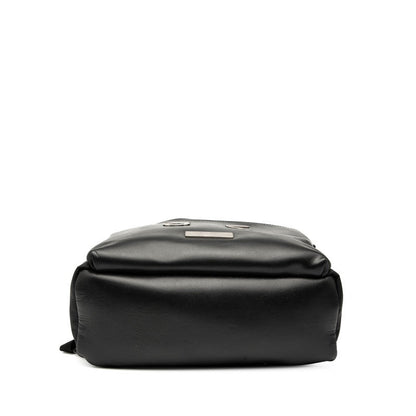 Fendi Face Leather Nylon Backpack