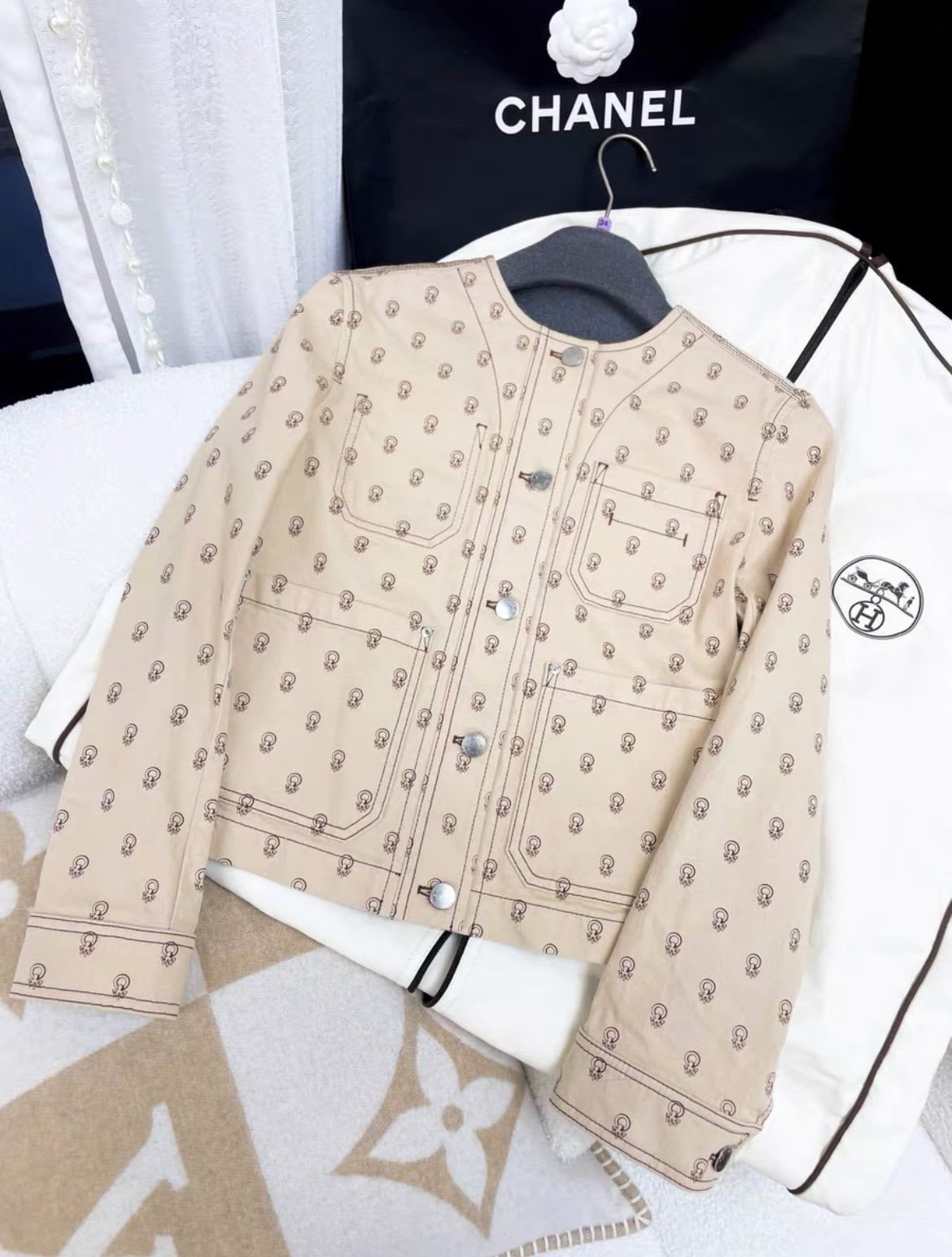 Hermes "Chaine d'Ancre" denim jacket