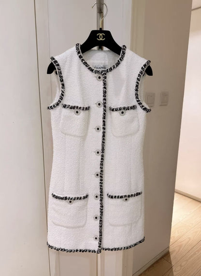 Chanel 22 pre spring and summer vest dress
