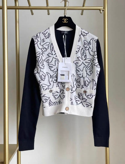 Chanel 2022 ss cashmere cardigan fr34