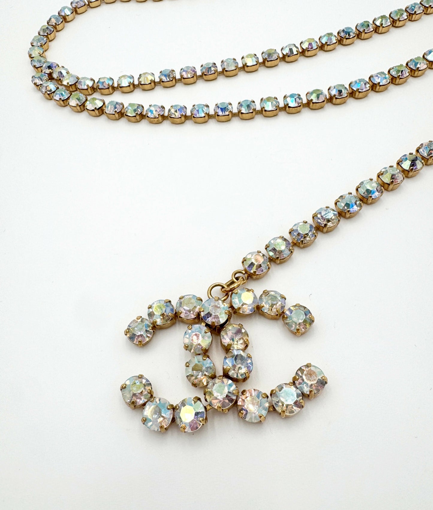 Chanel 1995 Vintage Barbie Clear Dangle Belt
