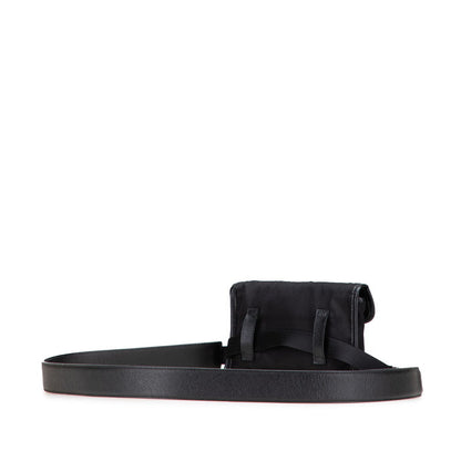 Prada Logo Nylon Leather Waist Bag