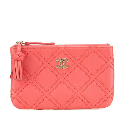 Chanel Matelassé Lambskin Pouch