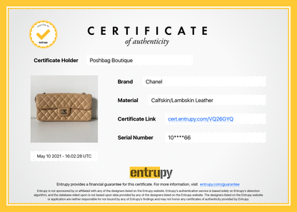 Chanel East West Quilted Lambskin Flap Bag