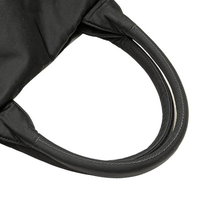 Prada Triangle Logo Plate Reversible Nylon 2way Bag