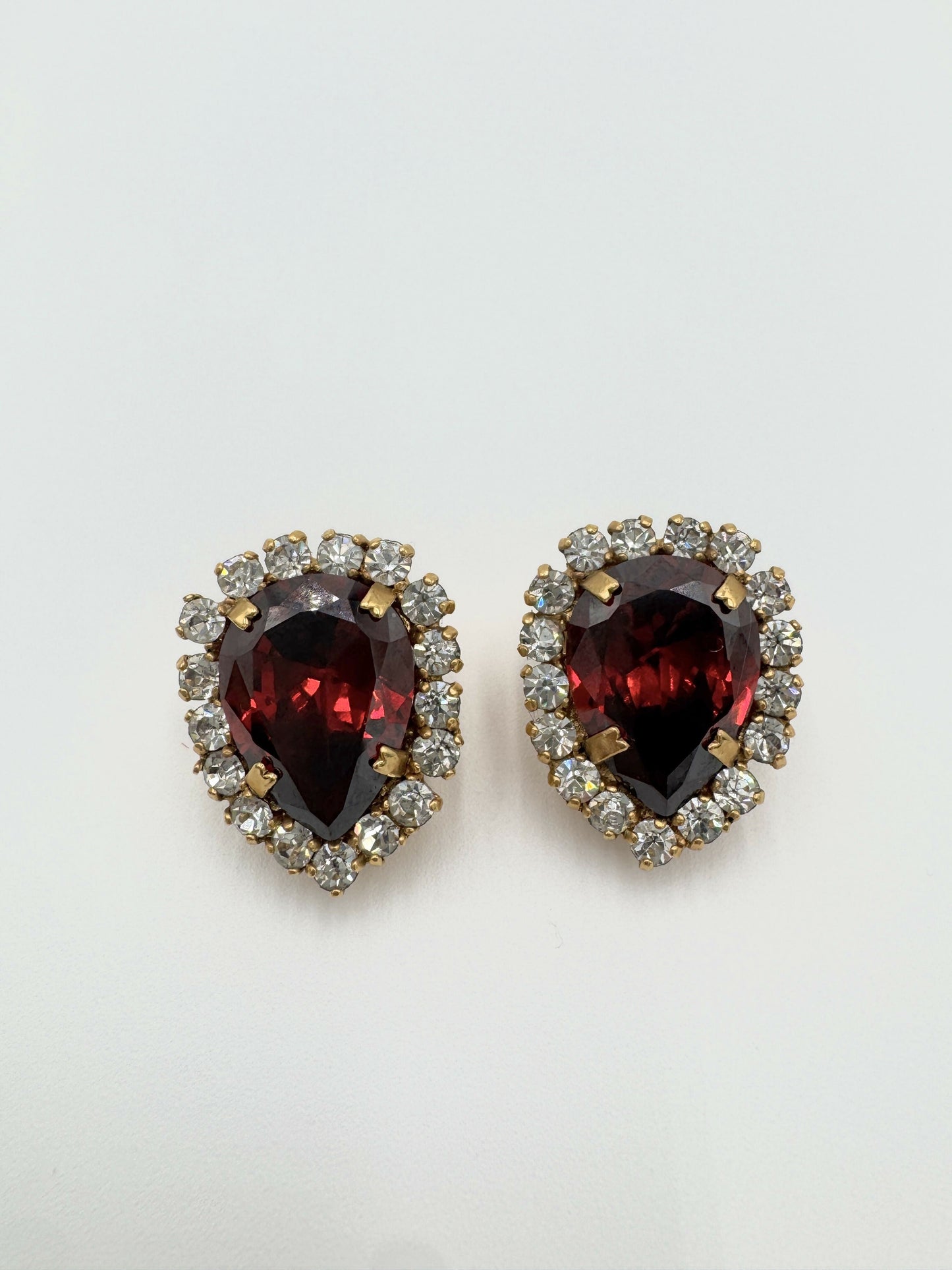 Chanel 1995 Vintage Barbie Earrings Ruby