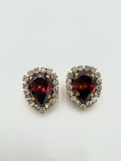 Chanel 1995 Vintage Barbie Earrings Ruby