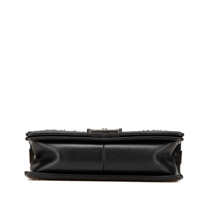 Chanel Boy Chanel Leather Tweed Shoulder Bag