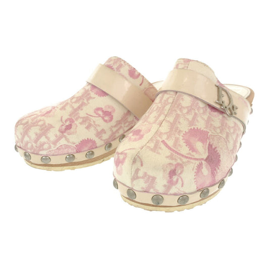 Dior Trotter Logogram Canvas/PVC Sandals 101967