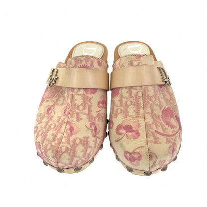 Dior Trotter Logogram Canvas/PVC Sandals 101967